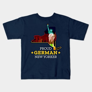 Proud German New Yorker - New York State Kids T-Shirt